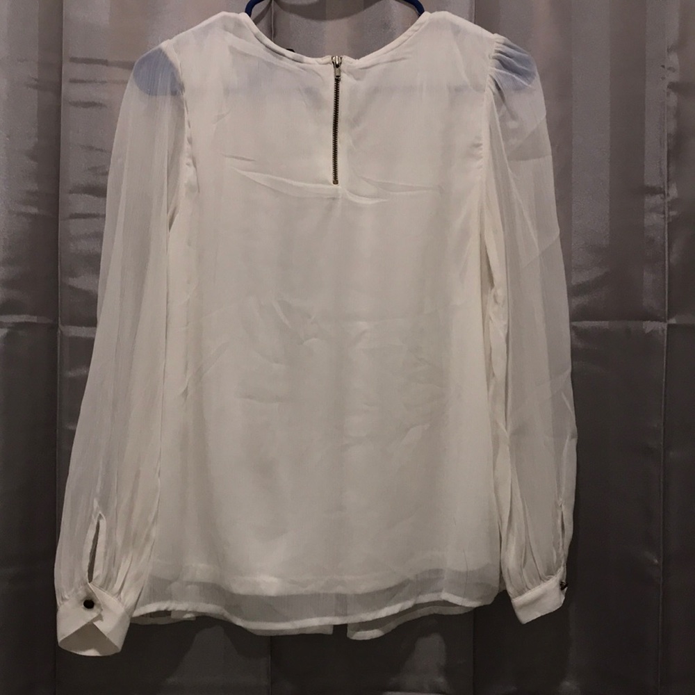 NWOT H&M Ivory Lace Blouse - Picture 2 of 4